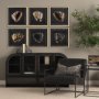 14628 - Pop Fly III  by Mercana Studio a Hand Embellished Textured Framed Photo Art Print Matted under Glass