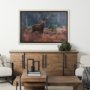 14775 - Glorious Stag by Mercana Studio a Hand Embellished Textured Framed Photo Art Print Matted under Glas