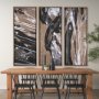 15123 - Meshy II by Mercana Studio a Hand Embellished Textured Framed Art Print