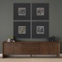 15421 - Passtime II by Mercana Studio a Hand Embelished Textured Framed Art Print Matted under Glass