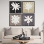 15453 - Floral Silhouettes III by Liz Jardine a Hand Embelished Textured Framed Art Print