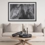 15493 - Mustang by Nathan Larson a Hand Embellished Framed Photo Art Print Matted under Glass
