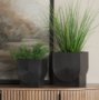 70548 - Medina Antiqued Black Metal Planters  (Set of 2)