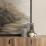 71075 - Kacia Resin Textured Concrete Gray Decorative Object
