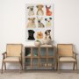 101530-L - Doggos & Puppers I by June Erica Vess a Hand Embellished Textured Canvas