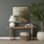 70760 - Samiya Jute w/ White Cotton Pouf
