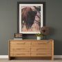 71237 - Belford 6-Drawer Light Brown Oak Wood Dresser