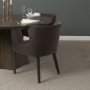 71252 - Nolan Slope Charcoal Chenille Dining Chair