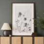 16042 - Meadow L by Mercana Studio Hand Embelished Textured Framed Artwork Matted under Glass