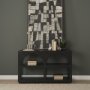 65418 - Mooney (17.5"H) Metallic-Silver Metal Shade-less Table Lamp