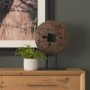 57541 - Incana 20L x 4W Natural Brown Reclaimed Wood Wheel Object