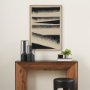 70728 - Revelin Small Fabric Collage Framed Linen Wall Art 