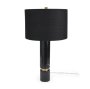 71525 - Aura Gray-Black Marble w/ Brass Table Lamp