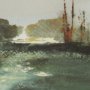 15938 - Morning Calm by Mercana Studio Hand Embelished Framed Artwork Matted under Glass