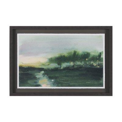15939 - Afternoon Sunset by Mercana Studio Hand Embelished Framed Artwork Matted under Glass