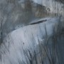 15942 - Brook and Willows II by Mercana Studio Hand Embelished Textured Framed Artwork Matted under Glass