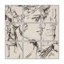 15963 - Sculptured Chaos IV by Mercana Studio Hand Embellished Textured Framed Artwork 