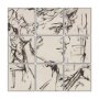 15965 - Sculptured Chaos VI by Mercana Studio Hand Embellished Textured Framed Artwork 