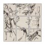 15968 - Sculptured Chaos IX by Mercana Studio Hand Embellished Textured Framed Artwork 