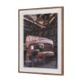 15993 - Canoe Barn by Deborah Revell Hand Embelished Framed Art Print Matted under Glass