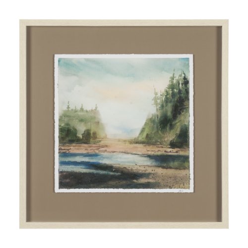 15994 - Shoreline Beauty I by Mercana Studio Hand Embelished Framed Artwork Matted under Glass