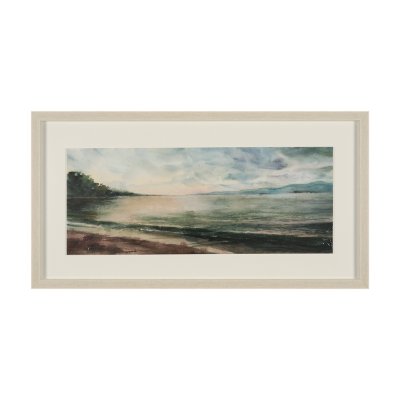 15998 - Coastal Splendor I by Mercana Studio Hand Embelished Framed Artwork Matted under Glass