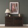 15953 - Canoe Paddles by Deborah Revell Hand Embelished Framed Art Print Matted under Glass