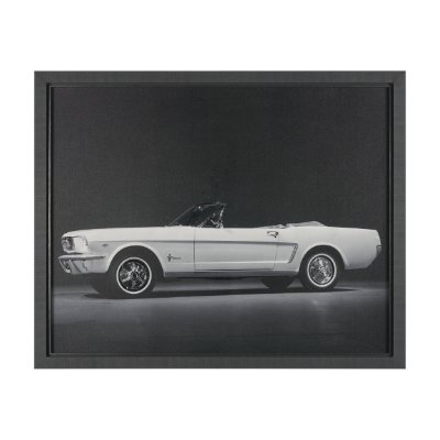 16012 - Ford Mustang Convertible1964 by Tal Paz-Fridman Frame Art Print under Glass
