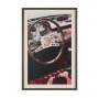 16039 - Vintage Car by Magda Izzard Textured Framed Art Print Matted under Glass
