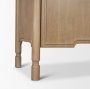71125 - Phil Light Brown Wood 2 Door 3 Drawer Closed Sideboard 