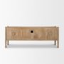 71126 - Phil Light Brown Wood 2 Door 1 Drawer w/ Pull Down Media Console 