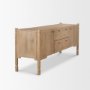 71126 - Phil Light Brown Wood 2 Door 1 Drawer w/ Pull Down Media Console 