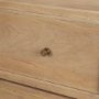 71128 - Phil Light Brown Wood 2 Drawer Accent Cabinet