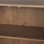 71129 - Phil Light Brown Wood 2 Door 3 Shelves Open Shelving Unit 