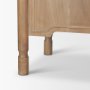 71129 - Phil Light Brown Wood 2 Door 3 Shelves Open Shelving Unit 