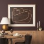 16044 - Fusion I by Mercana Studio Hand Embelished Textured Framed Artwork Matted under Glass