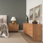 71237 - Belford 6-Drawer Light Brown Oak Wood Dresser