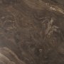 71136-AB - Allyson 42" Round Dark Brown w/ Cappuccino Marble Pedestal Dining Table 