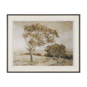 Timeless Vista I by Mercana Studio Textured Framed Artwork Matted under Glass