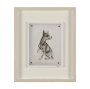 15990 - Playful Pup IV by Mercana Studio Hand Embelished Framed Artwork Matted under Glass