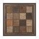 16000 - Timber Mosaic II by Mercana Studio Handmade Original Framed Artwork Matted