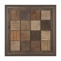 16000 - Timber Mosaic II by Mercana Studio Handmade Original Framed Artwork Matted