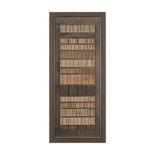 16002 - Timber Mosaic IV by Mercana Studio Handmade Original Framed Artwork Matted