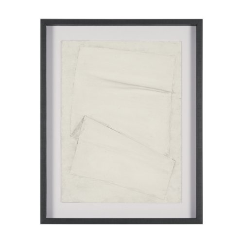 16005 - Linen Folds I by Mercana Studio Handmade Original Framed Artwork Matted under Glass