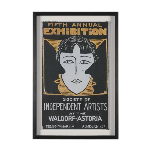 16023 - Ephemera Independent by The Vintage Collection Hand Embelished Text Frame Artwork Matted under Glass