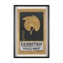 16025 - Ephemera Exhibition by The Vintage Collection Hand Embelished Text Framed Artwork Matted under Glass