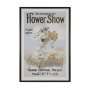 16027 - Ephemera Flower Show by The Vintage Collection Hand Embelished Framed Artwork Matted under Glass