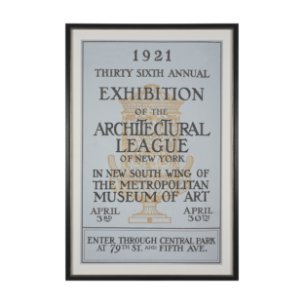 Ephemera Architecture by The Vintage Collection Hand Embelished Framed Artwork Matted under Glass
