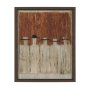 16029 - Side by Side by Mercana Studio Hand Embelished Framed Artwork Matted under Glass