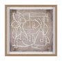 16030 - Obscure I by Mercana Studio Hand Embelished Framed Artwork Matted under Glass
